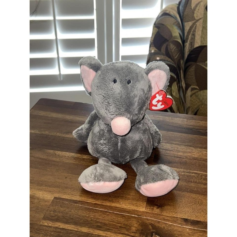 TY Classic Plush - ROCKER the Mouse (11 inch) - NWT Stuffed Animal Toy retired
